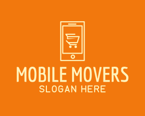 Phone Mobile Cart logo design