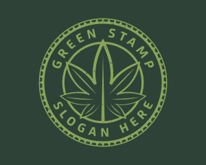 Cannabis Plant Drug logo design