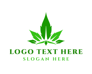 Green Cannabis Crown logo