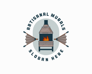 Forge Bellows Chimney logo design