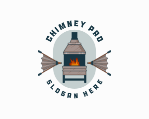 Forge Bellows Chimney logo design