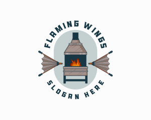 Forge Bellows Chimney logo design