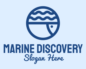 Ocean Fish Aquarium logo design