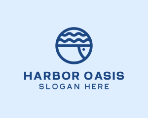 Ocean Fish Aquarium logo design