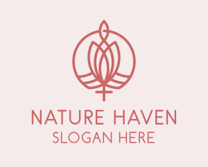 Organic Flower Cosmetics Skin Care  Logo