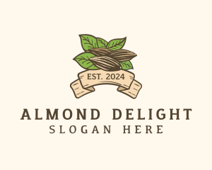 Organic Almond Farm logo design