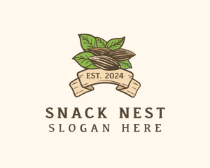 Organic Almond Farm logo design