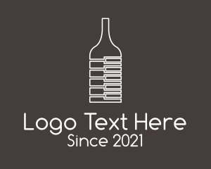 Piano Wine Glass  logo