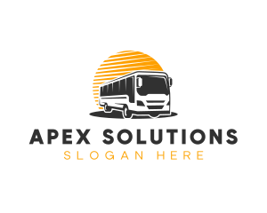 Automobile Bus Transport Logo