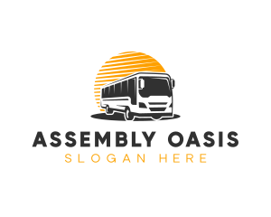 Automobile Bus Transport Logo