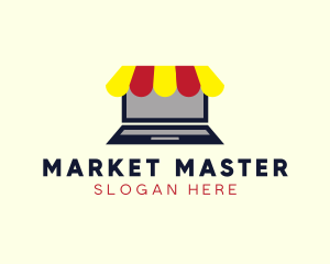 Laptop Online Market logo design