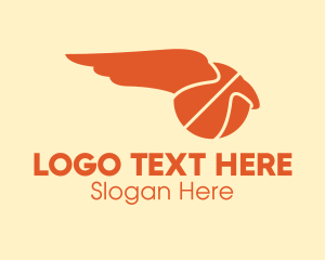 Basketball Eagle Hawk Wing  Logo