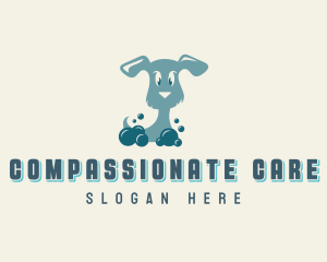 Pet Care Bubble Bath logo design