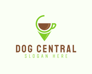 Coffee Pin Location  logo design