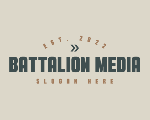 Vintage Army Brand logo design