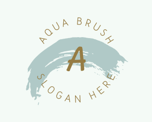 Watercolor Brush Paint  logo design