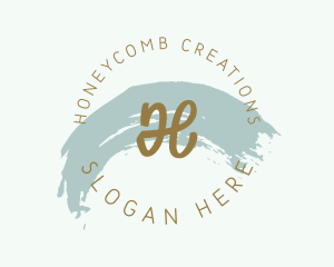 Watercolor Brush Paint  logo design