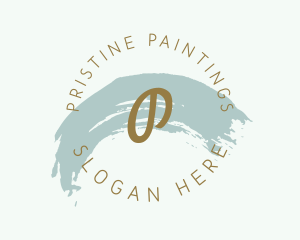 Watercolor Brush Paint  logo design