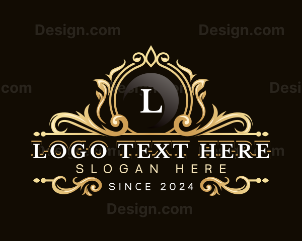 Elegant Floral Decoration Logo