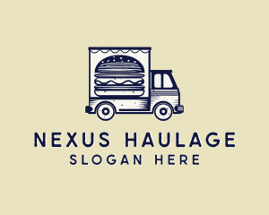 Food Truck Burger logo design