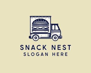 Food Truck Burger logo design