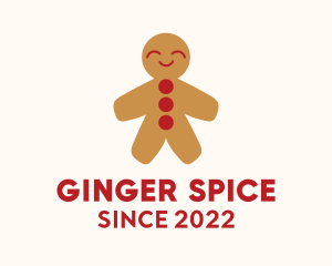 Ginger Bread Man Cookie  logo design