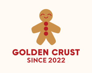 Ginger Bread Man Cookie  logo design