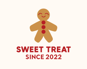 Ginger Bread Man Cookie  logo design