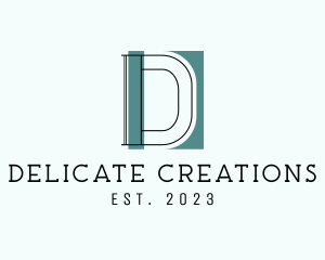 Masculine Serif Business Letter D logo design