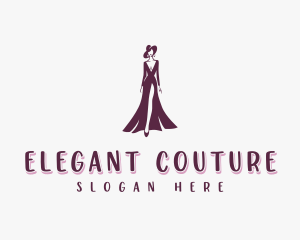 Couture Modeling Styling logo design