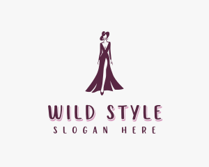 Couture Modeling Styling logo design