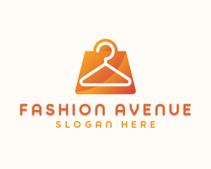 Fashion Hanger Paper Bag logo