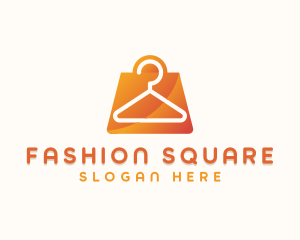 Fashion Hanger Paper Bag logo