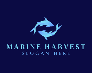 Fish Fishery Marine logo design