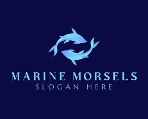 Fish Fishery Marine logo design