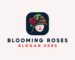 Rose Hat Fashion logo design