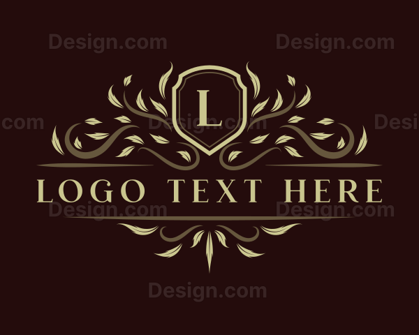 Luxury Ornament Shield Logo