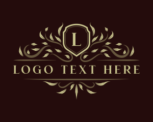 Luxury Ornament Shield logo