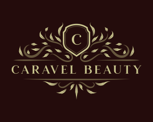 Luxury Ornament Shield logo design