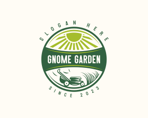 Yard Gardener Mower logo design