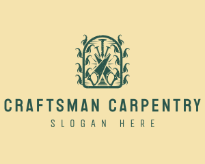 Handsaw Carpenter Tools logo