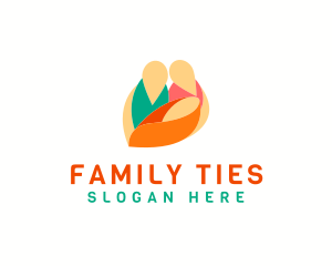 Colorful Family Parent logo design