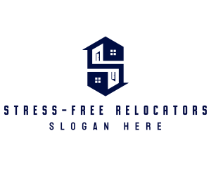 House Real Estate Letter S logo design