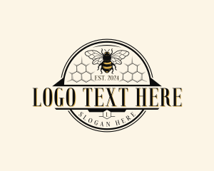 Natural Beehive Bee logo