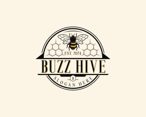 Natural Beehive Bee logo