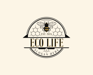 Bumblebee Apiary Bee logo design