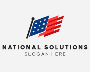 American National Flag logo