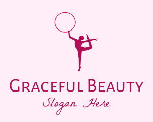 Ring Gymnast Silhouette  logo