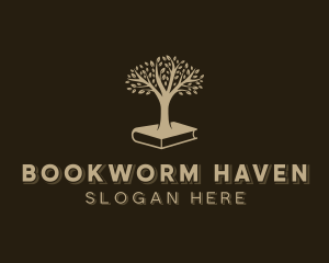 Book Tree Learning logo design