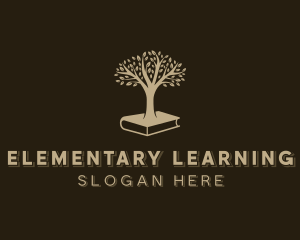 Book Tree Learning logo design